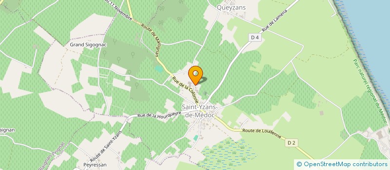 localisation de l'entreprise MONSIEUR MARCEL SEURIN  SAINT-YZANS-DE-MEDOC