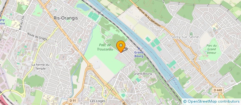 localisation de l'entreprise MONSIEUR MARCEL SILBERSTEIN  RIS-ORANGIS