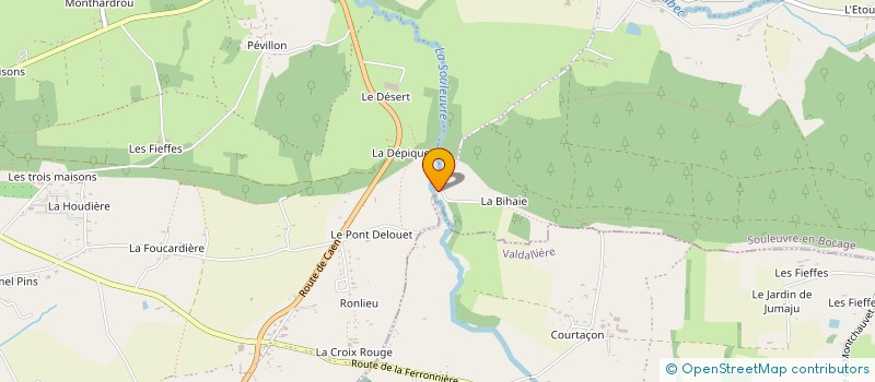 localisation de l'entreprise MONSIEUR MARCEL SIMON  SOULEUVRE EN BOCAGE