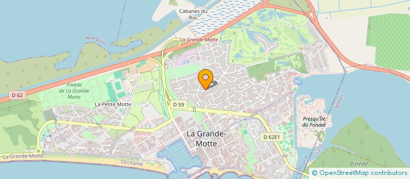 localisation de l'entreprise MONSIEUR MARCEL SOLIVERES  LA GRANDE-MOTTE