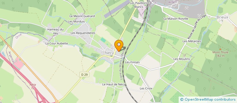 localisation de l'entreprise MONSIEUR MARCEL SOULBIEU à GOUFFERN EN AUGE