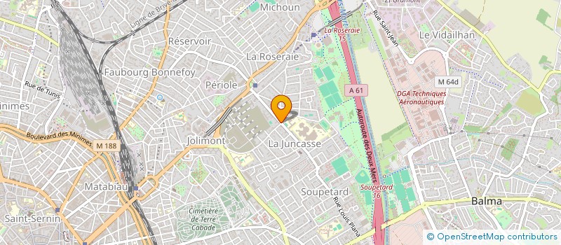 localisation de l'entreprise MONSIEUR MARCEL SOULIE à TOULOUSE