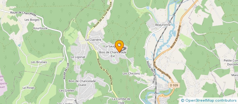 localisation de l'entreprise MONSIEUR MARCEL SOURNET  CHANCELADE