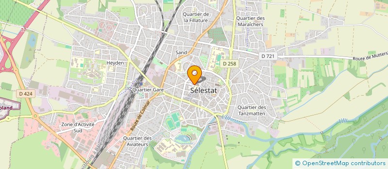 localisation de l'entreprise MONSIEUR MARCEL SPIELMANN à SELESTAT