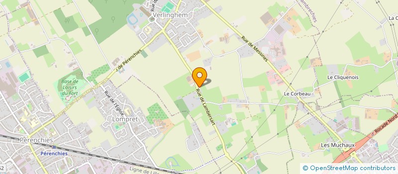 localisation de l'entreprise MONSIEUR MARCEL SPILLIAERT  VERLINGHEM