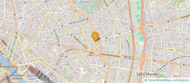 localisation de l'entreprise MONSIEUR MARCEL SPRENGER à PARIS