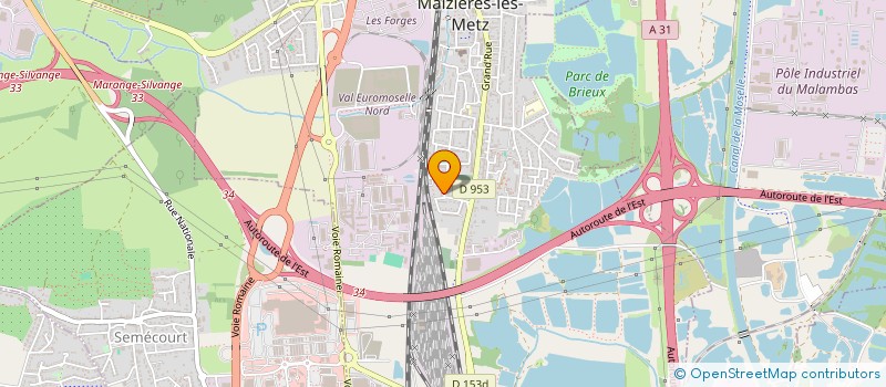 localisation de l'entreprise MONSIEUR MARCEL SPRENGER  MAIZIERES-LES-METZ