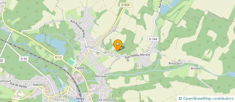 localisation de l'entreprise MONSIEUR MARCEL STAELEWS  BALAGNY SUR THERAIN