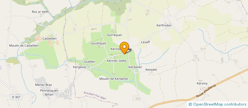 localisation de l'entreprise MONSIEUR MARCEL STEPHAN  POULLAN-SUR-MER