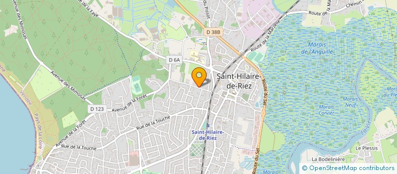 localisation de l'entreprise MONSIEUR MARCEL STEVENOT à SAINT-HILAIRE-DE-RIEZ