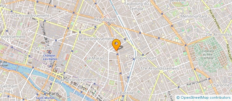 localisation de l'entreprise MONSIEUR MARCEL SZTEJNBERG  PARIS