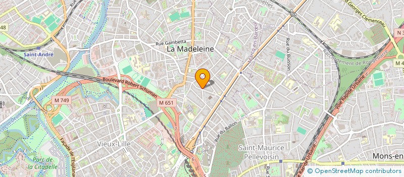 localisation de l'entreprise MONSIEUR MARCEL TABARCEA à LA MADELEINE