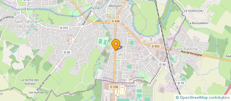 localisation de l'entreprise MONSIEUR MARCEL TABURET à ALENCON