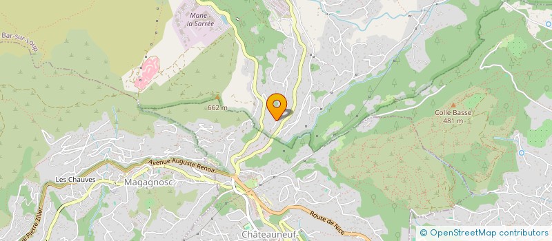 localisation de l'entreprise MONSIEUR MARCEL TARDEGLIO à LE BAR-SUR-LOUP