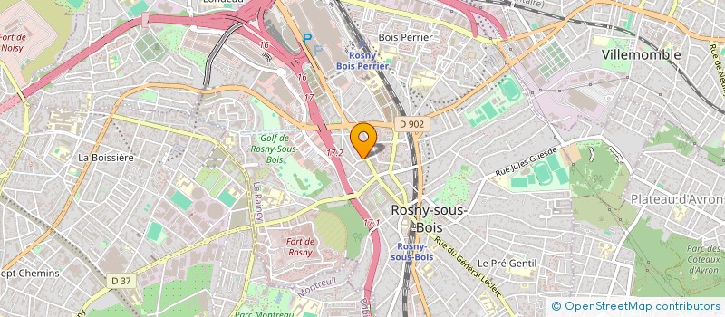 localisation de l'entreprise MONSIEUR MARCEL TARHINI à ROSNY-SOUS-BOIS