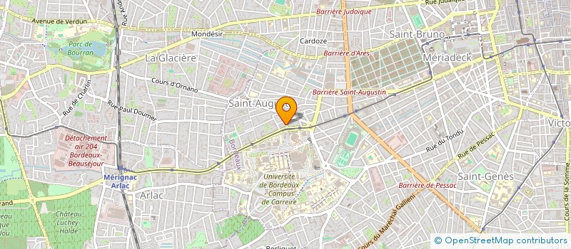 localisation de l'entreprise MONSIEUR MARCEL TERRADE à BORDEAUX