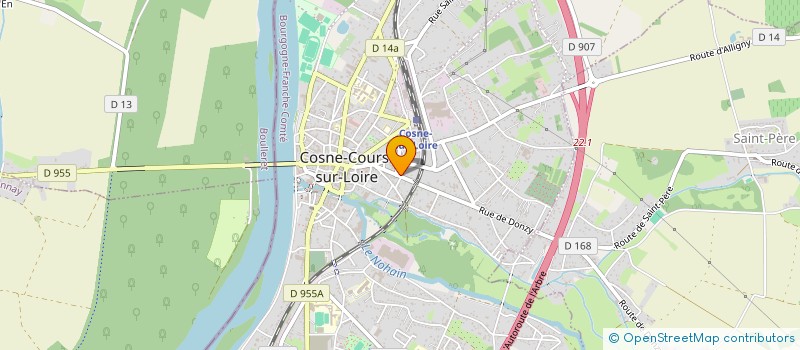 localisation de l'entreprise MONSIEUR MARCEL THERET à COSNE-COURS-SUR-LOIRE