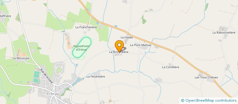 localisation de l'entreprise MONSIEUR MARCEL THOMY à ERBRAY