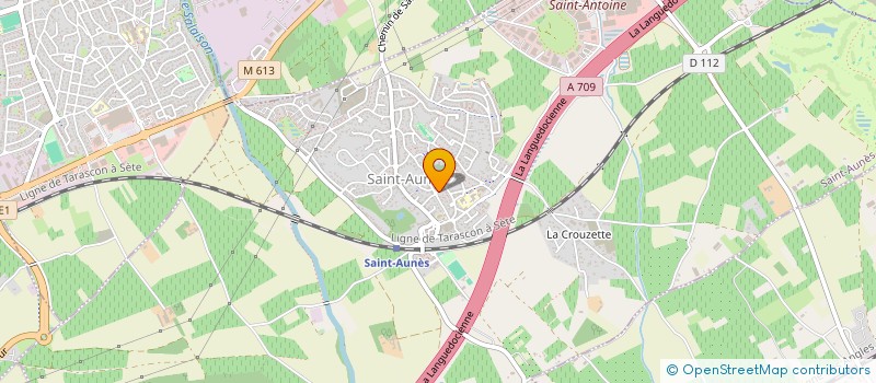 localisation de l'entreprise MONSIEUR MARCEL TONDUT à SAINT-AUNES