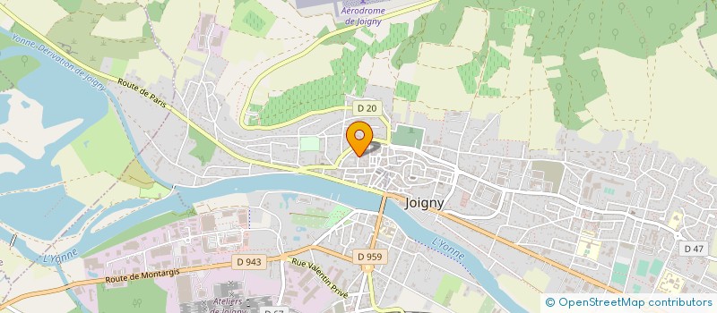 localisation de l'entreprise MONSIEUR MARCEL TONNER à JOIGNY
