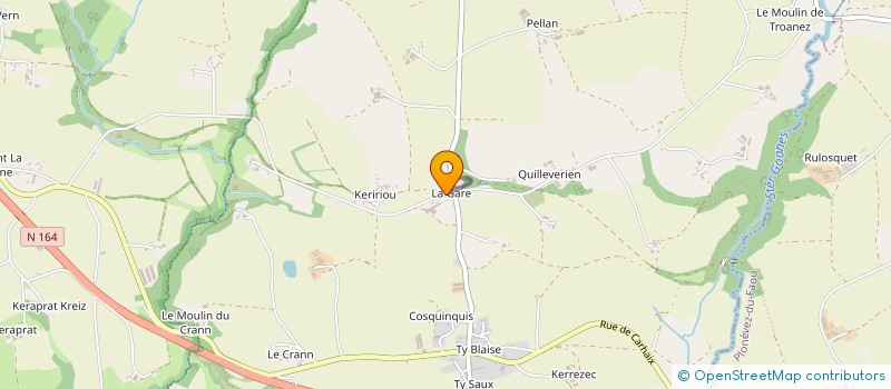 localisation de l'entreprise MONSIEUR MARCEL TOULGOAT  LENNON