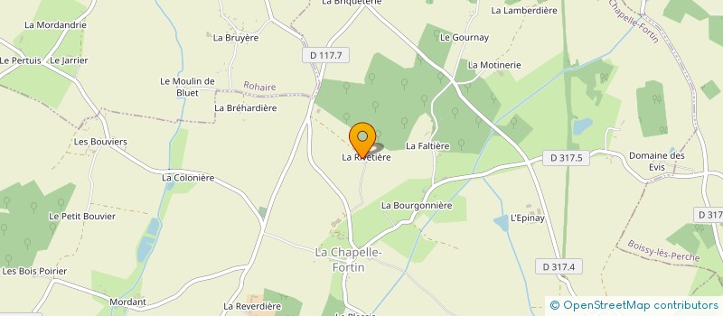 localisation de l'entreprise MONSIEUR MARCEL TOURNELLE à LA CHAPELLE FORTIN