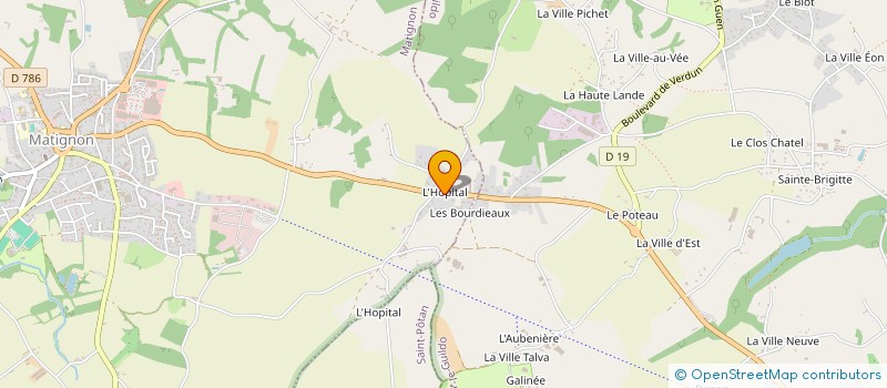 localisation de l'entreprise MONSIEUR MARCEL TOUTAIN  MATIGNON