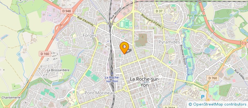 localisation de l'entreprise MONSIEUR MARCEL TRICHET  LA ROCHE-SUR-YON