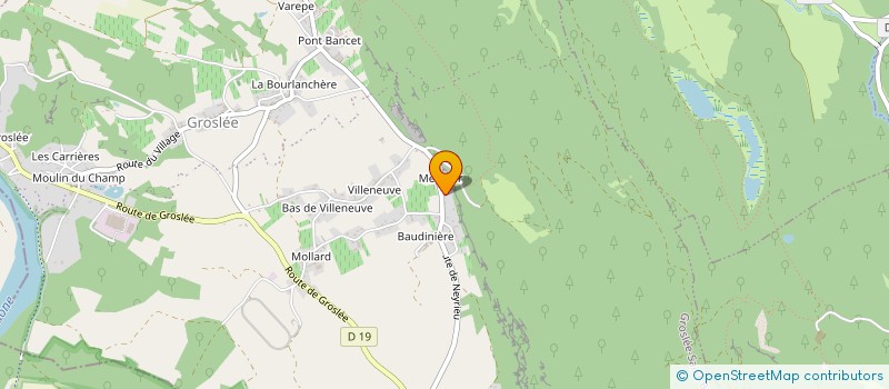 localisation de l'entreprise MONSIEUR MARCEL TRICHON  GROSLEE-SAINT-BENOIT