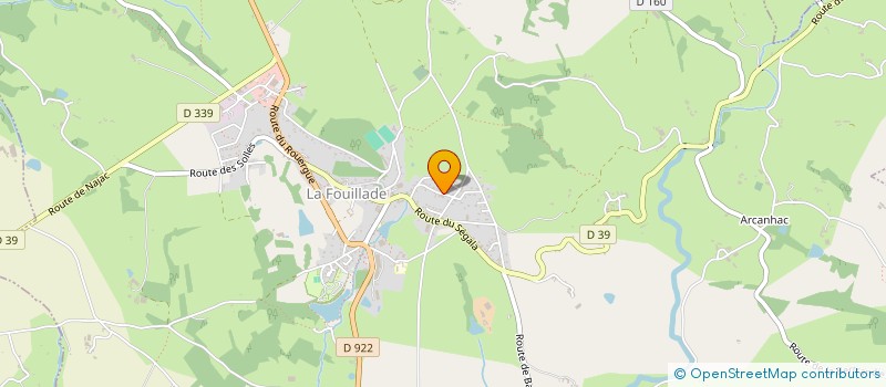 localisation de l'entreprise MONSIEUR MARCEL TRULLA  LA FOUILLADE