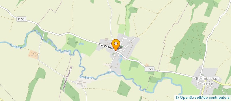 localisation de l'entreprise MONSIEUR MARCEL VANDEPLASSCHE  TAVAUX-ET-PONTSERICOURT