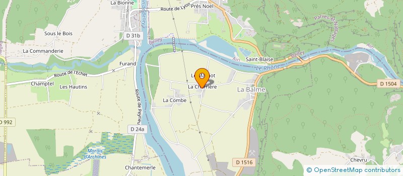 localisation de l'entreprise MONSIEUR MARCEL VANET à LA BALME