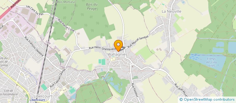 localisation de l'entreprise MONSIEUR MARCEL VANHERREWEGHE à WAHAGNIES