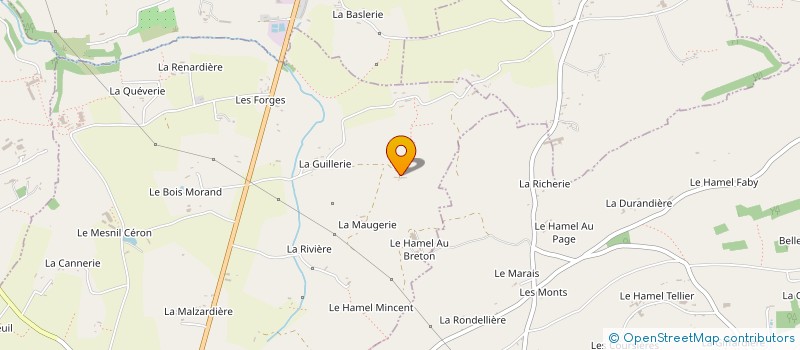 localisation de l'entreprise MONSIEUR MARCEL VANHOVE  PERCY-EN-NORMANDIE