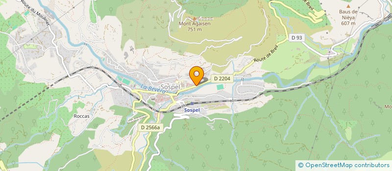 localisation de l'entreprise MONSIEUR MARCEL VAROTTO  SOSPEL