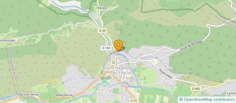 localisation de l'entreprise MONSIEUR MARCEL VEBERT  SAINT-HIPPOLYTE-DU-FORT