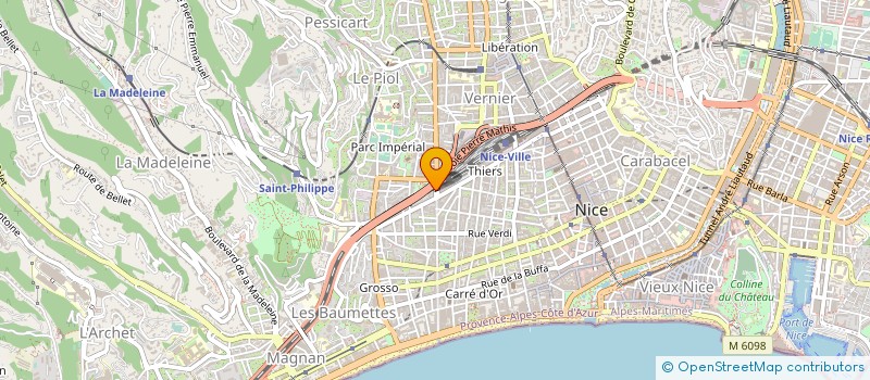 localisation de l'entreprise MONSIEUR MARCEL VEILLAT à NICE