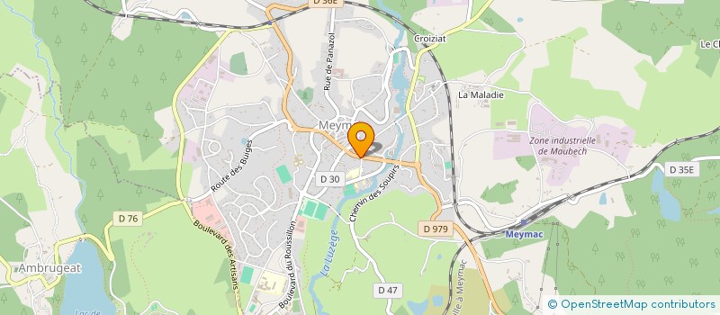 localisation de l'entreprise MONSIEUR MARCEL VERGNE à MEYMAC