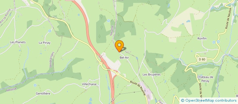 localisation de l'entreprise MONSIEUR MARCEL VERNE  NEULISE