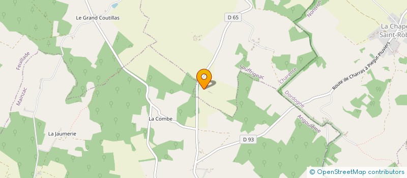 localisation de l'entreprise MONSIEUR MARCEL VERTUAUX à SOUFFRIGNAC