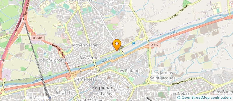 localisation de l'entreprise MONSIEUR MARCEL VEYRIER  PERPIGNAN