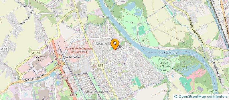 localisation de l'entreprise MONSIEUR MARCEL VIALA  BEAUZELLE