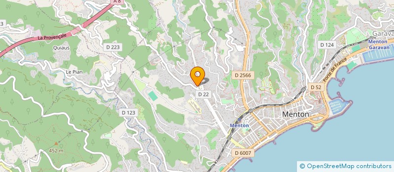 localisation de l'entreprise MONSIEUR MARCEL VIALE à MENTON