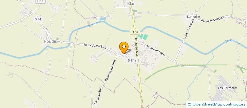 localisation de l'entreprise MONSIEUR MARCEL VIDEAU  BLAN