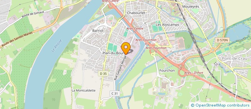 localisation de l'entreprise MONSIEUR MARCEL VIEN à ARLES