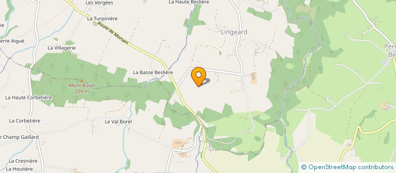 localisation de l'entreprise MONSIEUR MARCEL VIMONT à LINGEARD