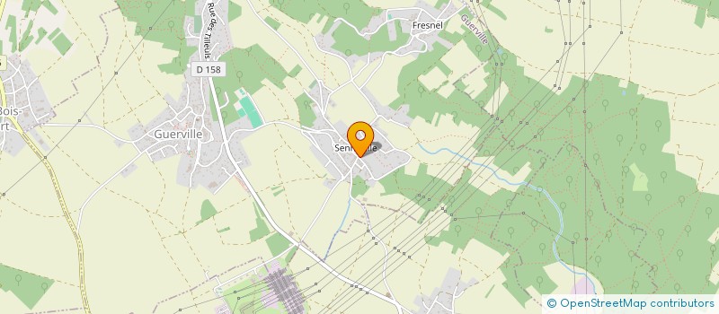 localisation de l'entreprise MONSIEUR MARCEL VIRROY  GUERVILLE