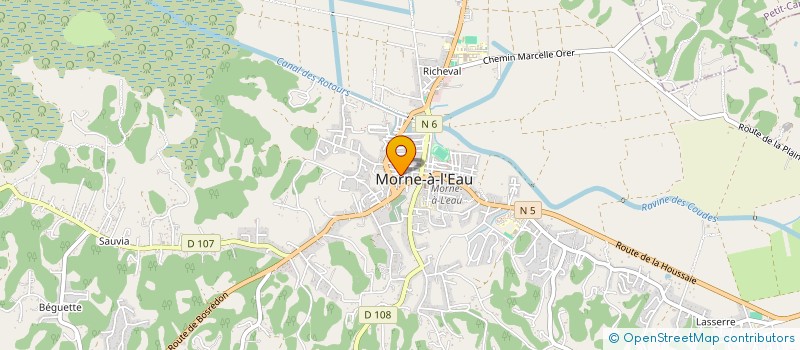 localisation de l'entreprise MONSIEUR MARCEL VIVIEN à MORNE-A-L'EAU