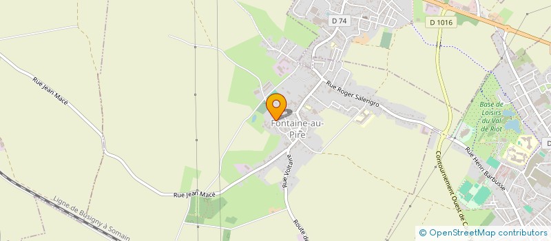 localisation de l'entreprise MONSIEUR MARCEL WECXSTEEN  FONTAINE-AU-PIRE