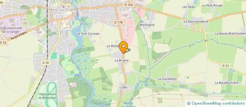 localisation de l'entreprise MONSIEUR MARCEL WEISS  NORT-SUR-ERDRE